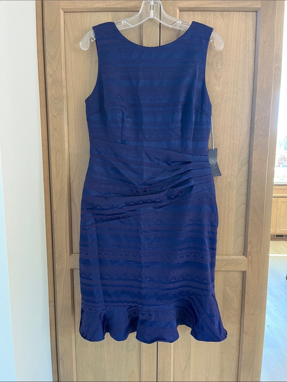 NYDJ Layla Mural Flounce Dress